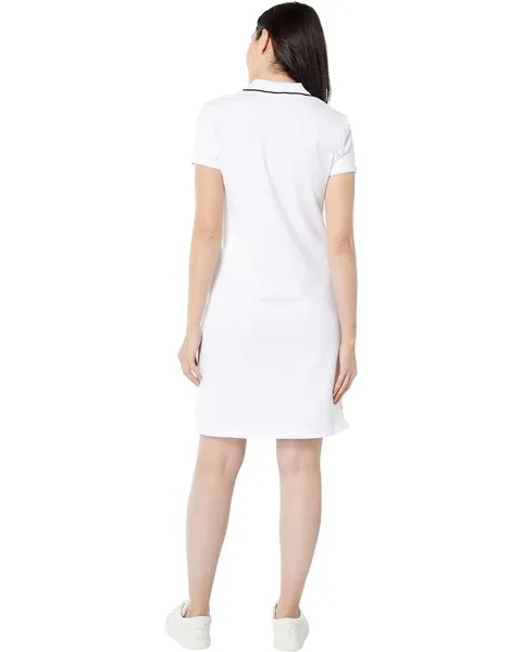 Платье U.S. POLO ASSN. Solid Polo Dress, цвет Optic White 2