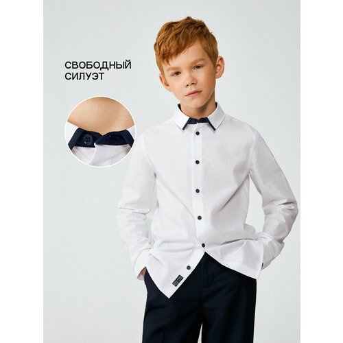 Рубашка Acoola, размер 158, белый
