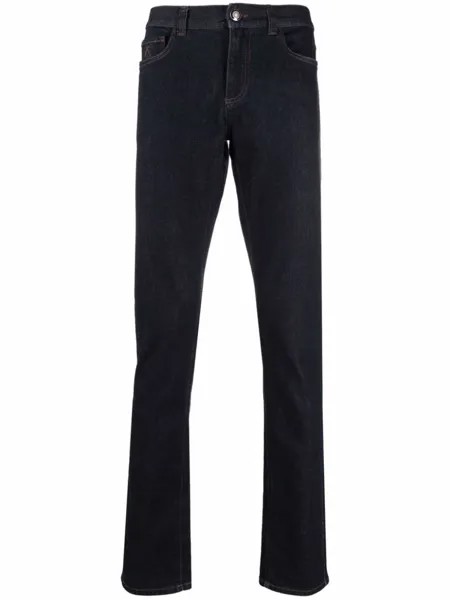 Canali узкие джинсы, синий