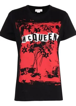 Alexander McQueen футболка с графичным принтом