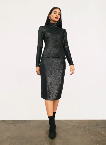 Водолазка с вставкой Donna Karan