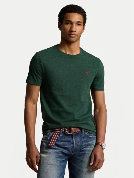 Футболка узкого кроя по индивидуальному заказу Polo Ralph Lauren, зеленый