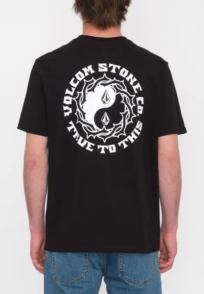 Футболка с принтом Counterbalance Bsc Sst Volcom, черный