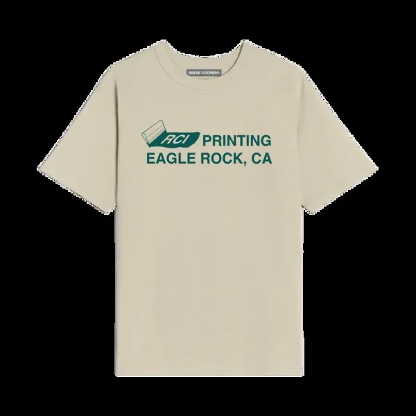 Футболка Reese Cooper RCI Printing 'Khaki', зеленый
