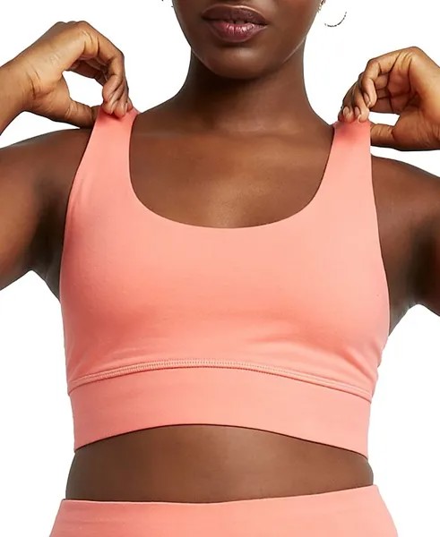 Женский удлиненный топ без косточек Originals Hanes, оранжевый