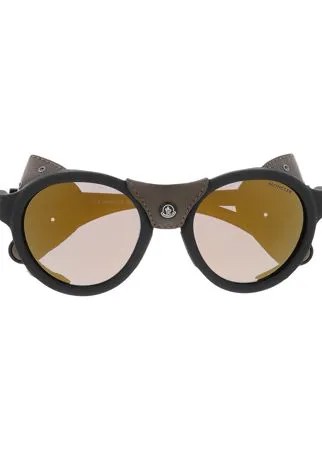 Moncler Eyewear солнцезащитные очки в круглой оправе