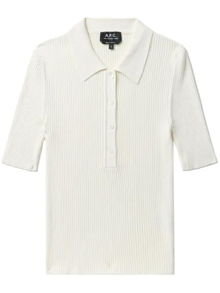 A.P.C. рубашка поло Danae, белый
