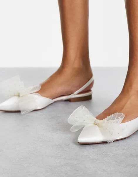 Балетки с ремешком ASOS DESIGN Loving Bow