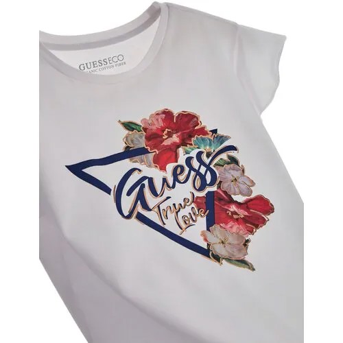 Футболка GUESS, размер 10, белый