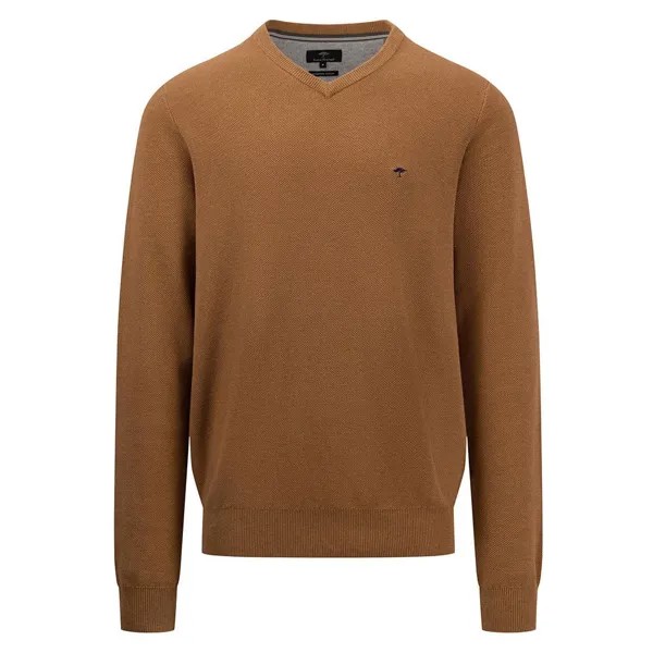 Свитер Fynch Hatton 1413221 V Neck, коричневый