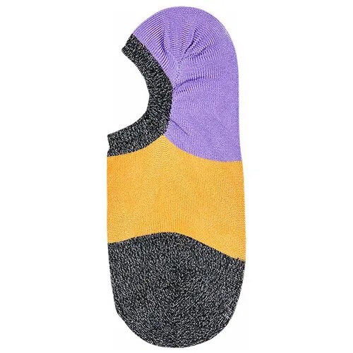 Носки для девушек Hysteria Isa Invisible Sneaker Sock - Grey/Yellow/Purple 39-41