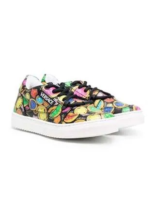 Versace Kids кеды с принтом Medusa