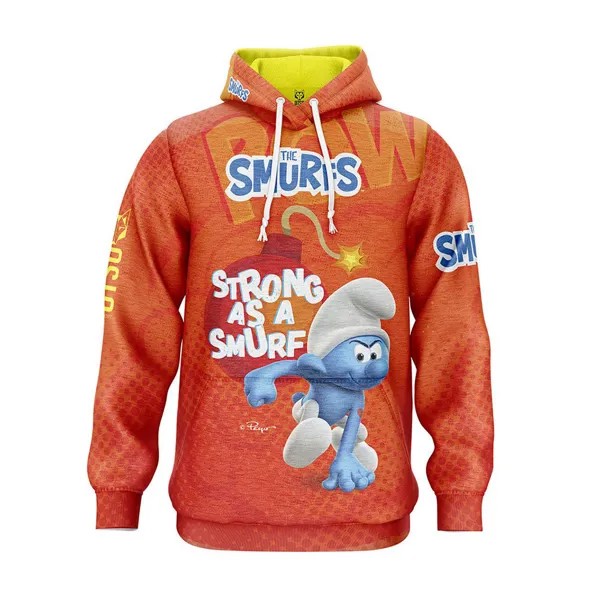 Худи Otso Smurfs Strong, оранжевый