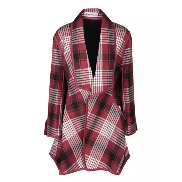 Куртка wool-blend jacket Issey Miyake, розовый
