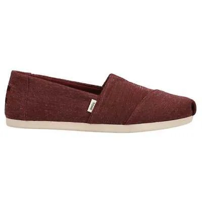 Женские красные туфли без шнуровки TOMS Alpargata Classic Casual 10016727T