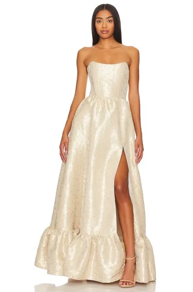 Платье V. Chapman Charlotte Gown, цвет Taupe Duchess