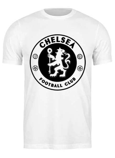 Футболка мужская Printio Chelsea (челси) белая M