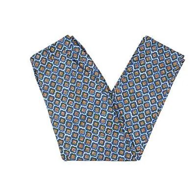 Женские синие брюки-сигареты с цветочным принтом Weekend MaxMara 6 BHFO 1358