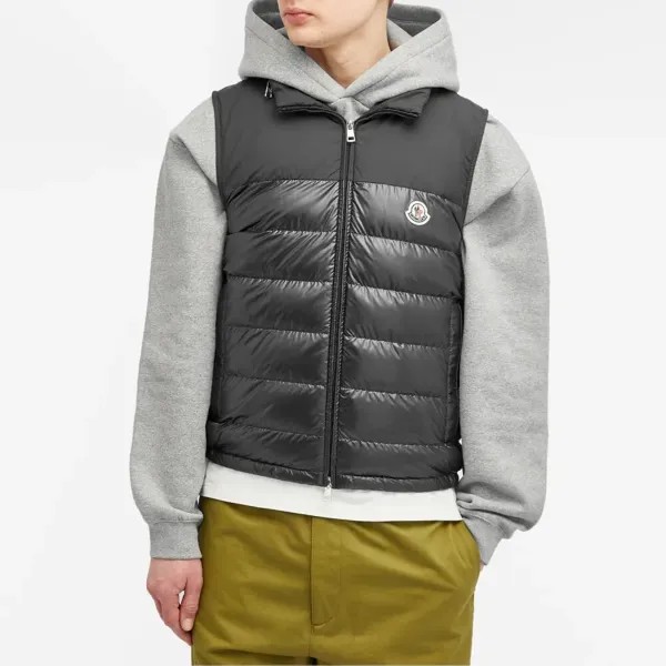 Moncler Утепленный жилет Cerces, черный