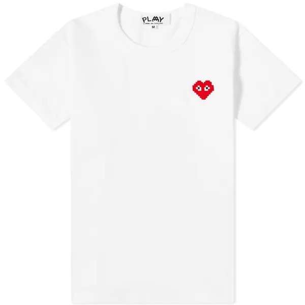 Футболка Comme des Garçons Play Invader Heart Tee