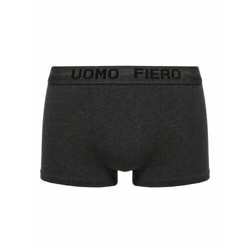 Трусы Uomo Fiero, размер 56, темно-серый