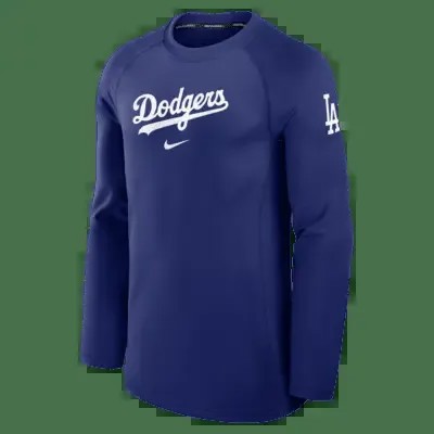 Лонгслив Nike Los Angeles Dodgers Authentic Collection Game Time, цвет Royal