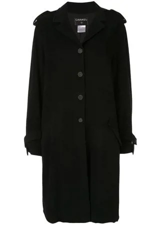 Chanel Pre-Owned пальто с длинными рукавами
