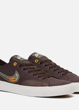 Мужские кроссовки Nike SB Blazer Court DVDL, цвет коричневый, размер 46 EU