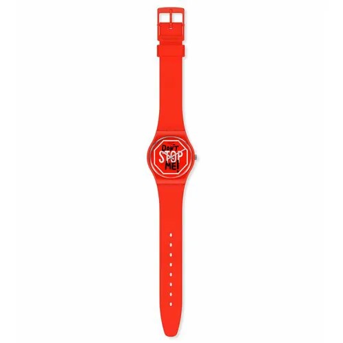 Наручные часы swatch, красный
