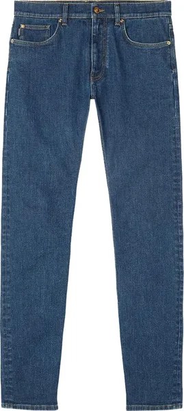 Джинсы Versace Embroidered Medusa Jeans 'Blue', синий