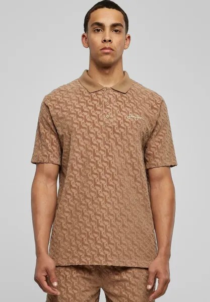 Рубашка-поло Monogram Logo Devorée Sean John, цвет light brown