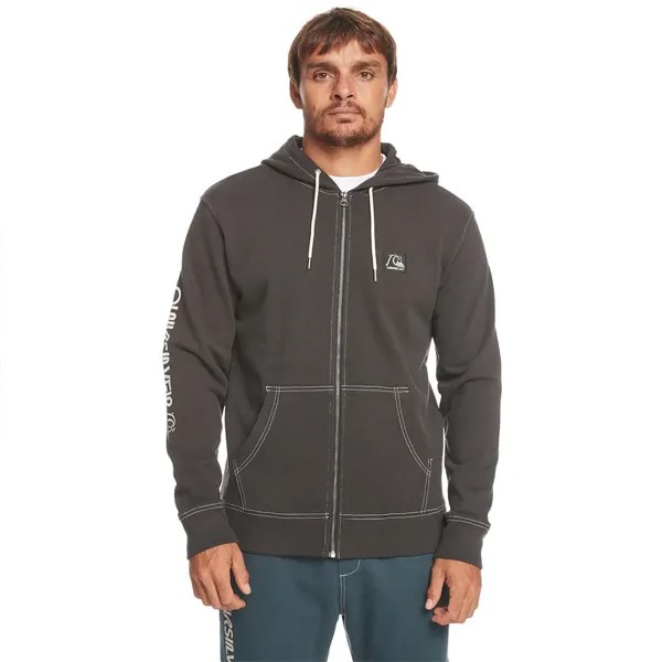 Толстовка Quiksilver The Original Fz Hood Full Zip, серый