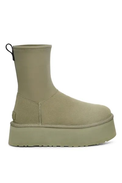 Классические ботинки Diper с замшевыми вставками Ugg, зеленый