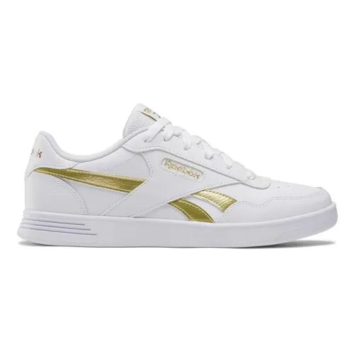 Кеды Reebok Court Advance, размер 10 US, белый/белый/золотой