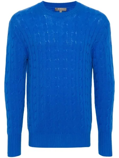 Джемпер Thames из органического хлопка N.Peal, синий
