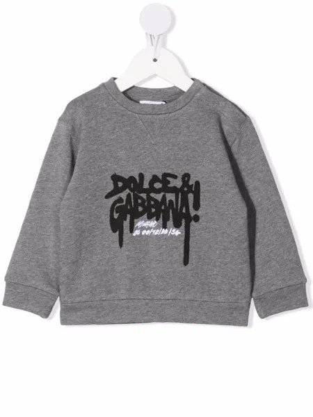 Dolce & Gabbana Kids толстовка с логотипом