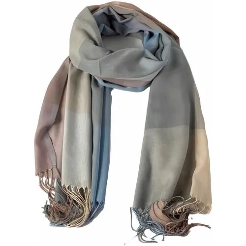 Шарф Florento, хлопок, 180х70 см, one size, красный