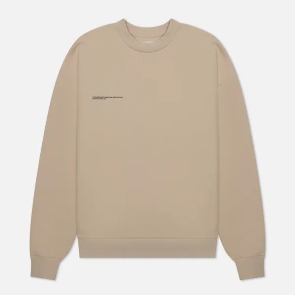 Мужская толстовка PANGAIA 365 Basic Signature Crew Neck бежевый, Размер S