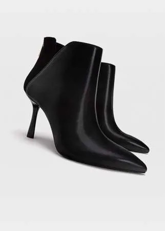 Stradivarius Черные Ботильоны На Шпильке Черный 39