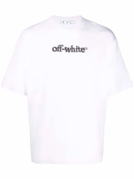 Off-White футболка с логотипом