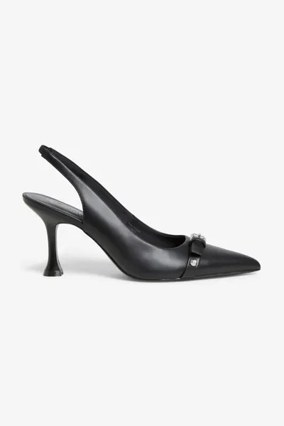 Туфли женские Monki 1160652 черные 41 EU (доставка из-за рубежа)