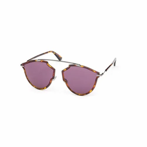 Солнцезащитные очки Dior, бабочка, оправа: металл, с защитой от УФ, для женщин, мультиколор