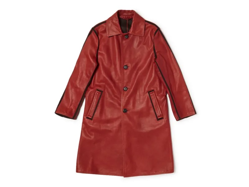 Мужское длинное пальто Salvatore Ferragamo Timeless, красный