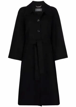Alberta Ferretti шерстяное пальто на пуговицах