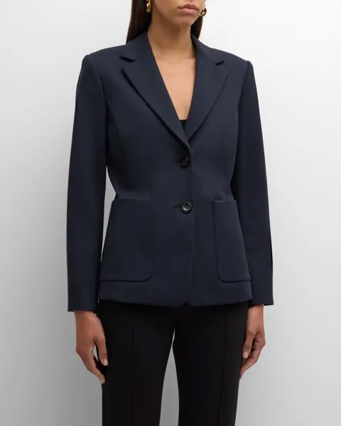 Однобортный трикотажный пиджак Emotional Essence DOROTHEE SCHUMACHER, цвет 899 - Dark Navy