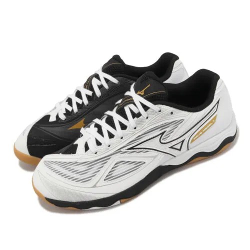 Mizuno Wave Medal 7 White Black Men Настольный теннис Gum Спортивная обувь 81GA2315-02