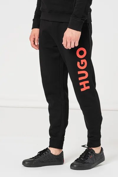 Спортивные брюки Dutschi с логотипом Hugo, черный