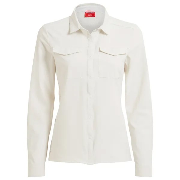 Блузка Craghoppers Women's Nosilife Pro Langarm V, цвет Seasalt