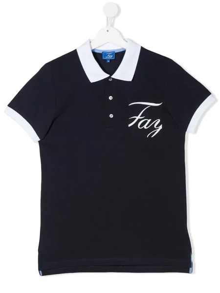 Fay Kids рубашка поло с логотипом