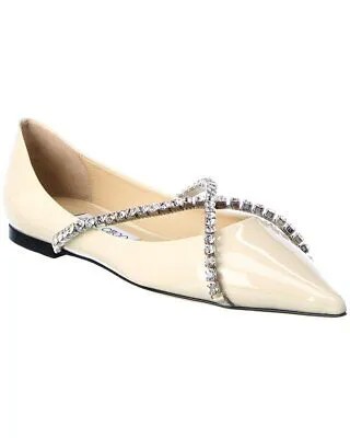 Женские лакированные туфли на плоской подошве Jimmy Choo Genevi